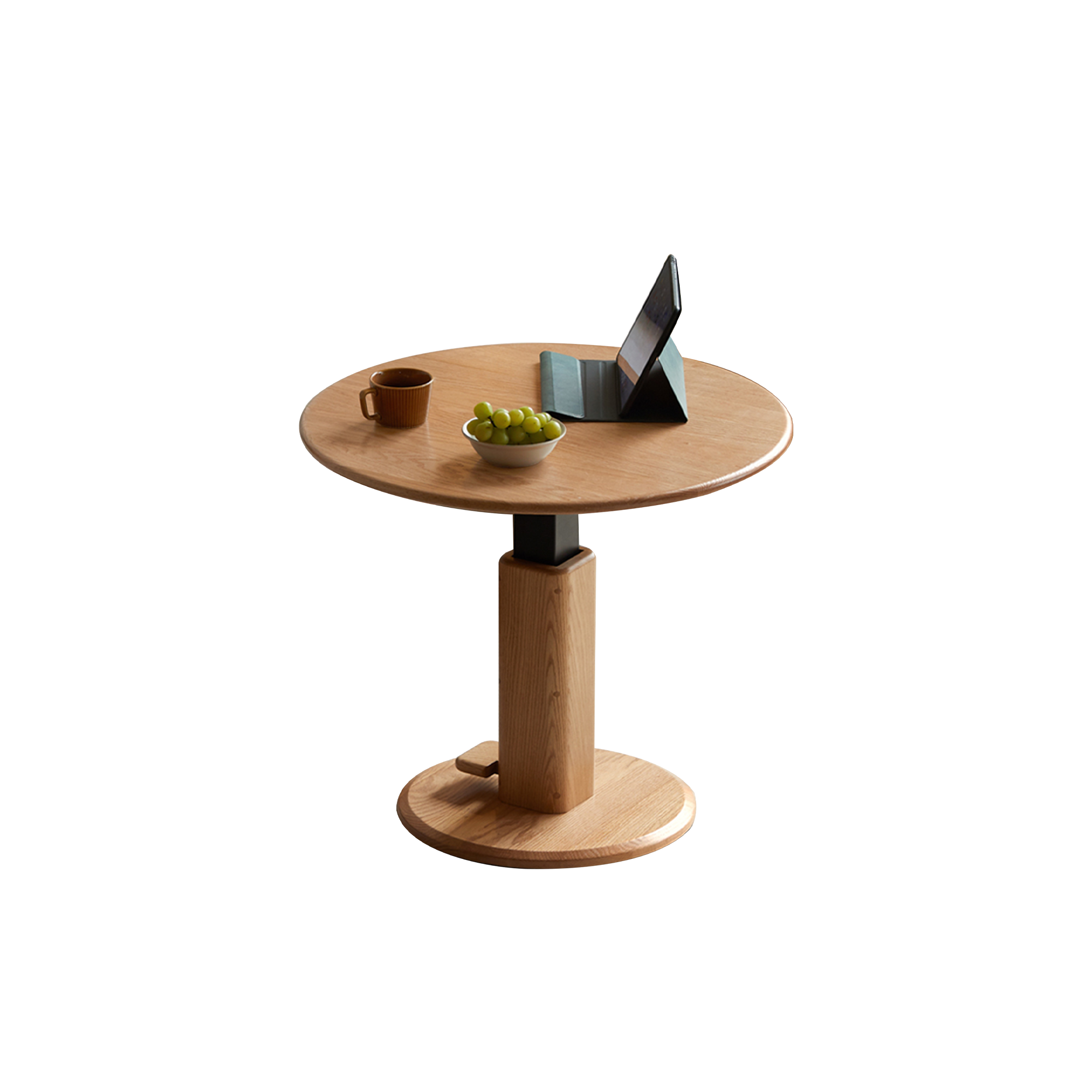 Wode Adjustable Round Coffee Table 0.7m