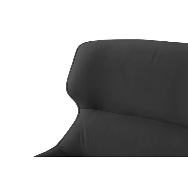 Santiago Dining Chair - Charcoal (Fabric) - 5 - Sleek and modern design, Minimalistic aesthetic, High-quality fabric