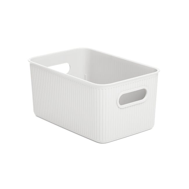 Tatay Organizer Storage Basket - White (4 Sizes) - 5L - 0