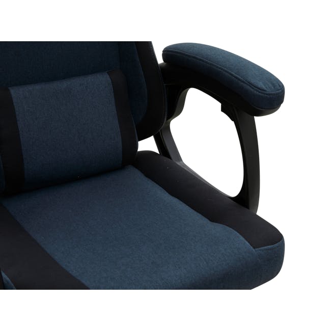 Zeus Gaming Chair - Navy Blue (Fabric) - 8