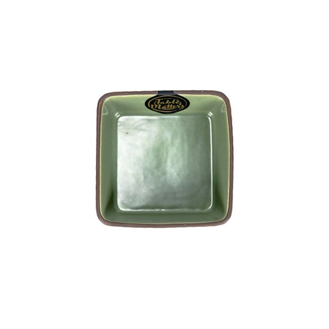 Table Matters Tove Olive Square Saucer - 0