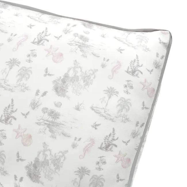 House of Holly Junior Pillow - Seaside Toile (Sunset) - 4