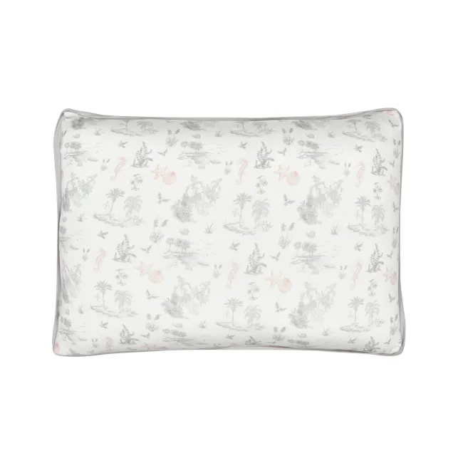House of Holly Junior Pillow - Seaside Toile (Sunset) - 1