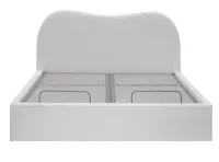 Lyra King Bed - Grey Boucle (frame only)