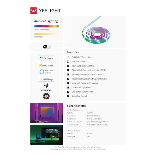 Yeelight LED Lightstrip Pro 2m - 9