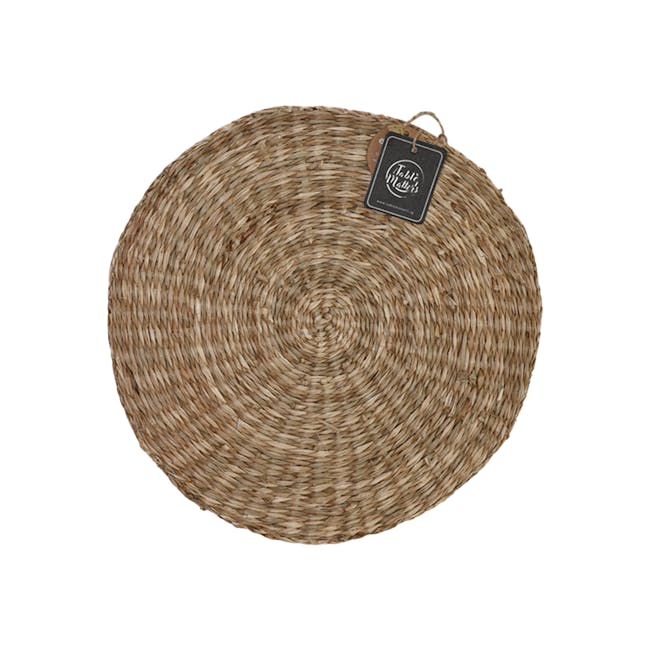 Table Matters Seagrass Round Placemat - Natural - 0