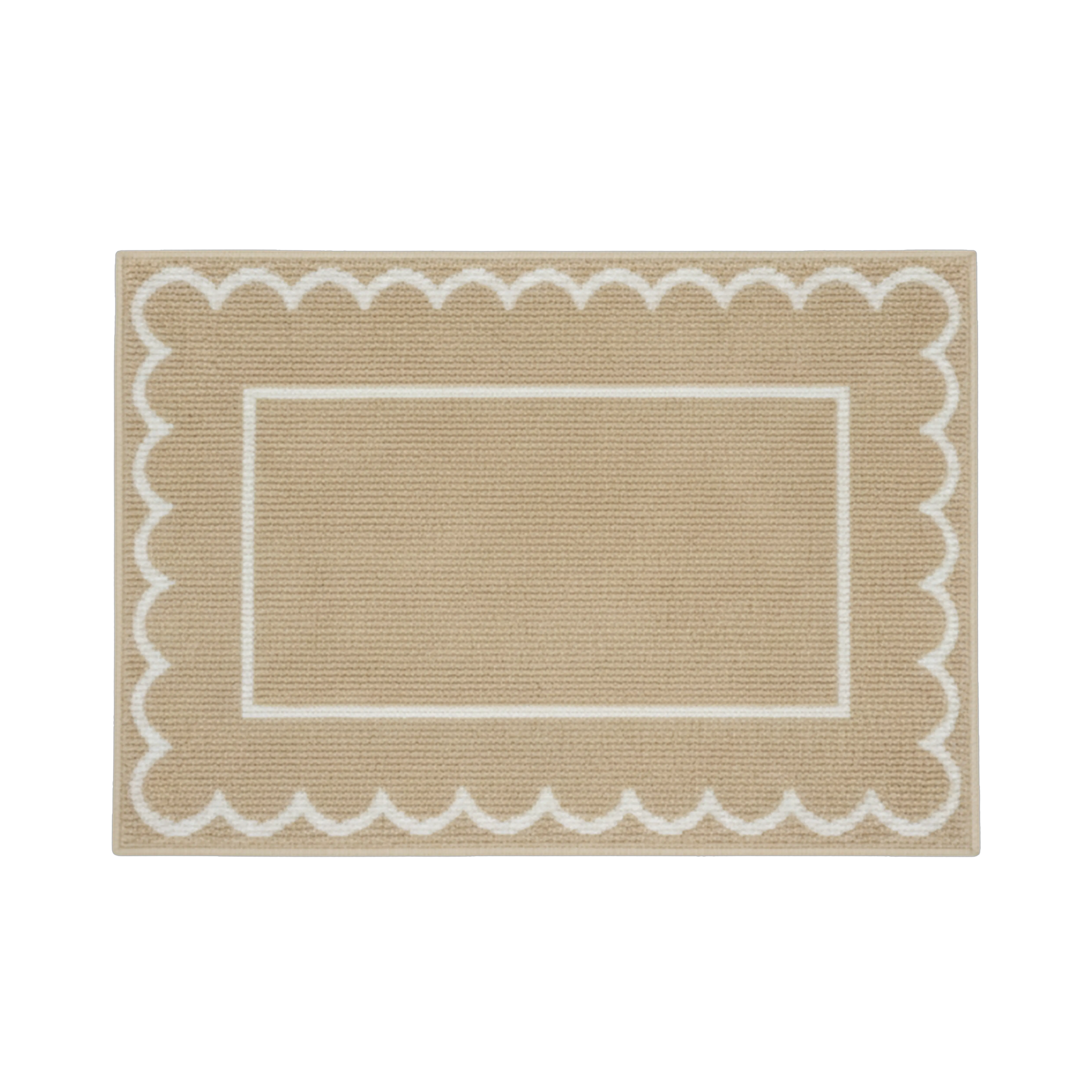 Door Entrance Mat Frame Beige