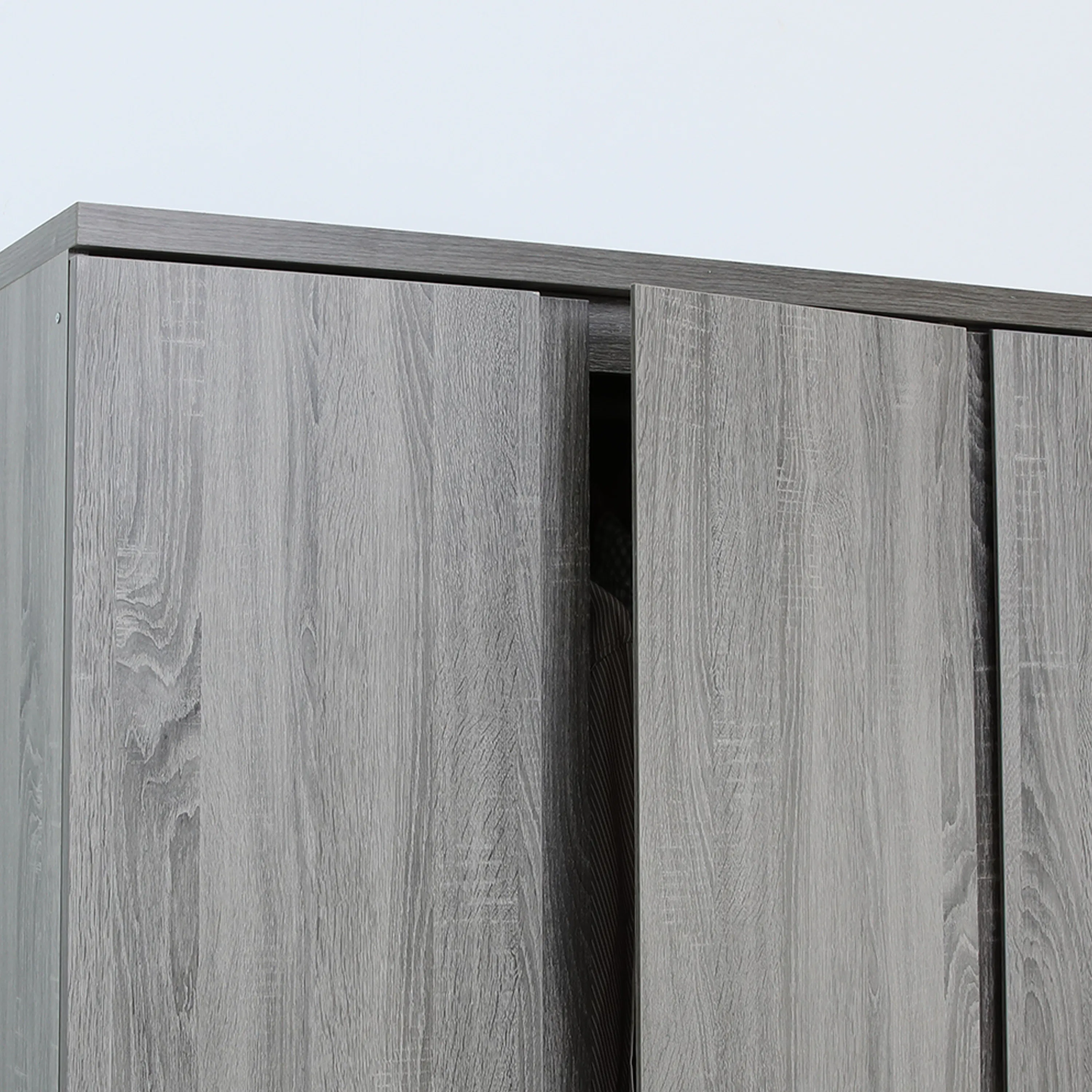 Firoh 3 Door Wardrobe with 2 Drawers - Grey Ash - 7