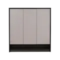 Harvey 3 Door Shoe Cabinet - Grey