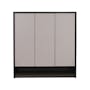 Harvey 3 Door Shoe Cabinet - Grey - 0