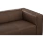 Antonio 3 Seater Sofa - Mocha Brown (Premium Aniline Leather) - 5