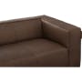 Antonio 3 Seater Sofa - Mocha Brown (Premium Aniline Leather) - 5