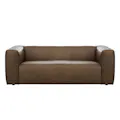 Antonio 3 Seater Sofa - Mocha Brown (Premium Aniline Leather)