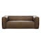 Antonio 3 Seater Sofa - Mocha Brown (Premium Aniline Leather)