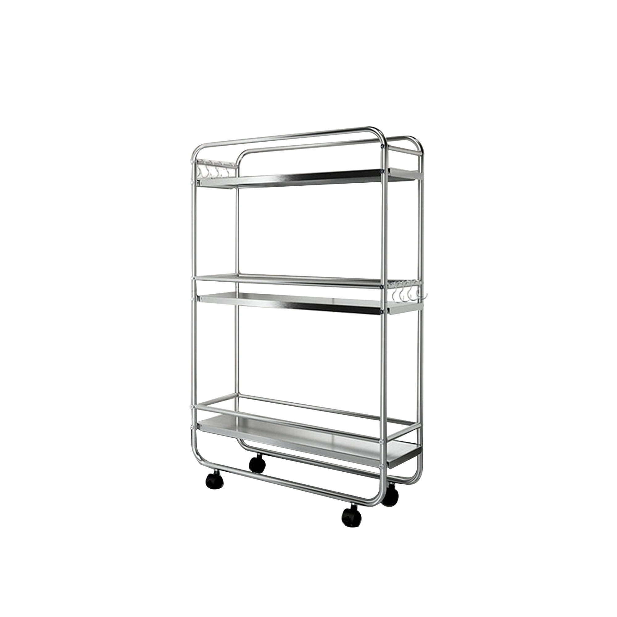 Ferra 3-Tier Narrow Trolley (Stainless Steel)