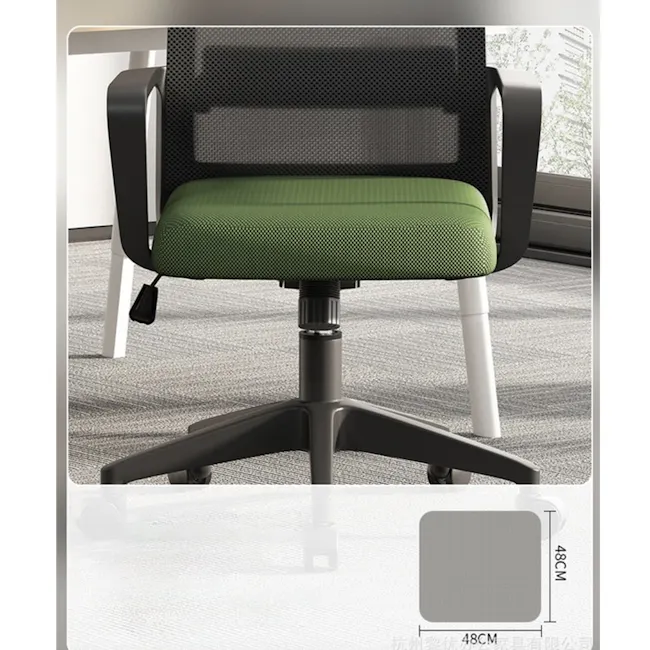 Kingsley Mid Back Mesh Office Chair - White - 4