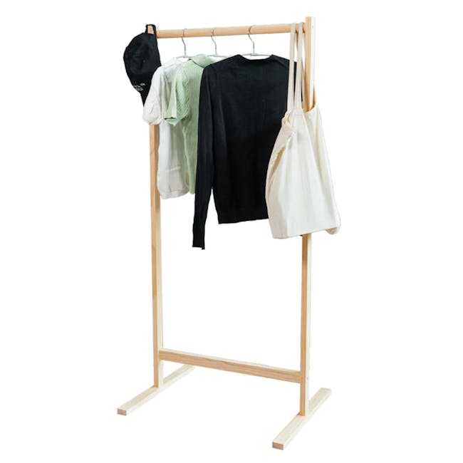 ecoHOUZE Wooden Clothing Rack - 4