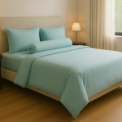 100% Tencel Fitted Sheet/Duvet Set - Ice (4 Sizes)