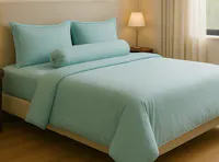 100% Tencel Fitted Sheet/Duvet Set - Ice (4 Sizes)