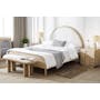 Catania Queen Bed with 2 Catania Bedside Table - 1