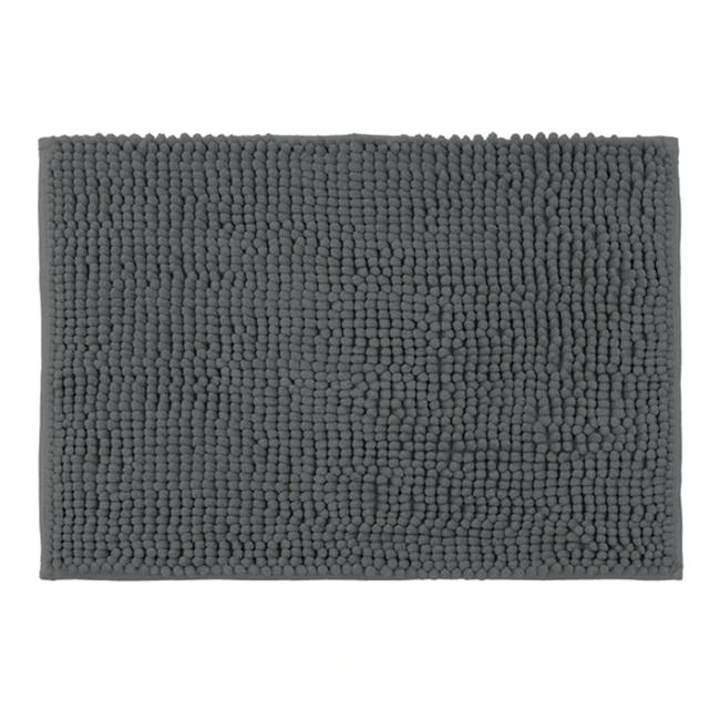 Cora Chenille Floor Mat - Charcoal - 0