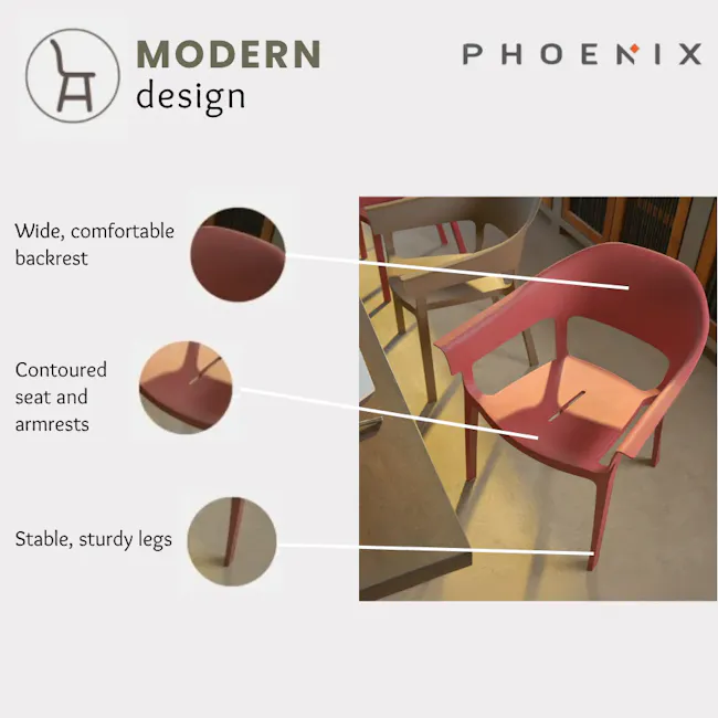 Kyo Stackable Chair - Green - 10