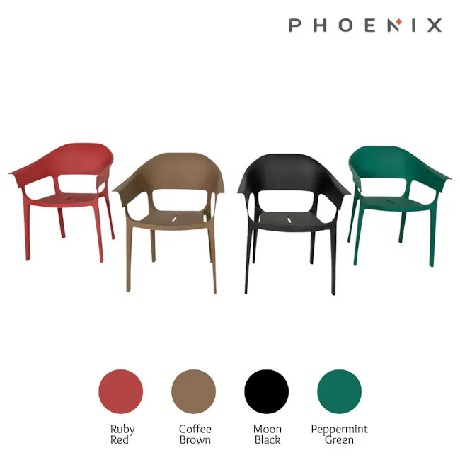 Kyo Stackable Chair - Green - 9