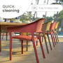 Kyo Stackable Chair - Green - 7
