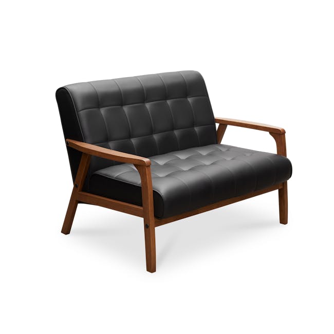 Tucson 2 Seater Sofa - Cocoa, Espresso (Faux Leather) - 2