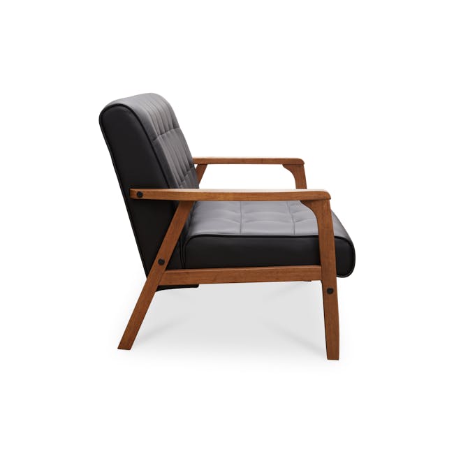 Tucson 2 Seater Sofa - Cocoa, Espresso (Faux Leather) - 5