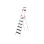 Hailo L100 Aluminium 6 Step Folding Ladder - 0