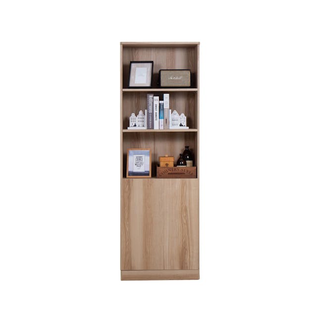 Tabitha Bookshelf with Cabinet - 0