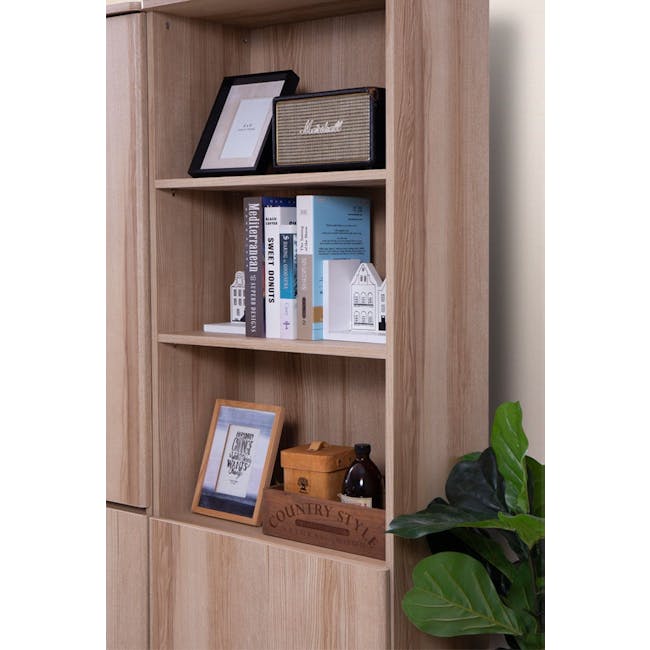 Tabitha Bookshelf with Cabinet - 2