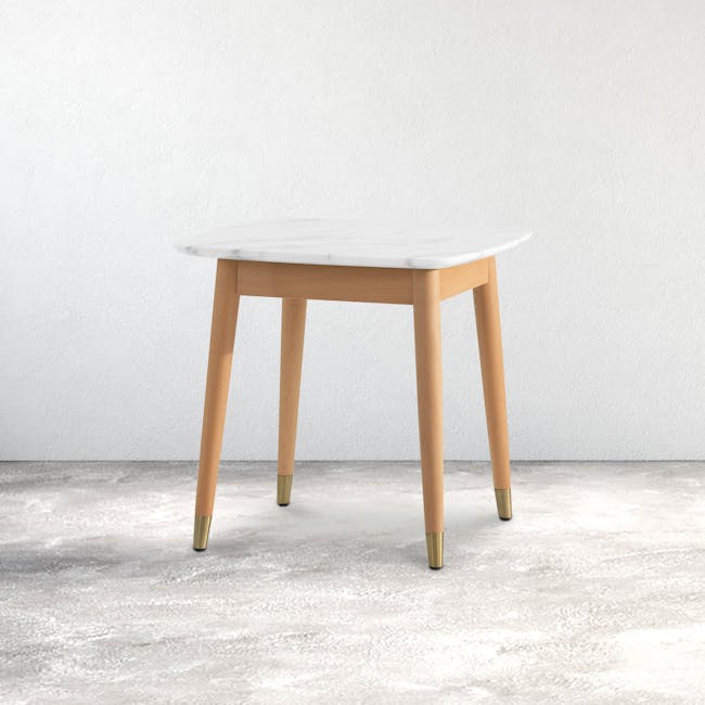 Hagen Marble Side Table - 2