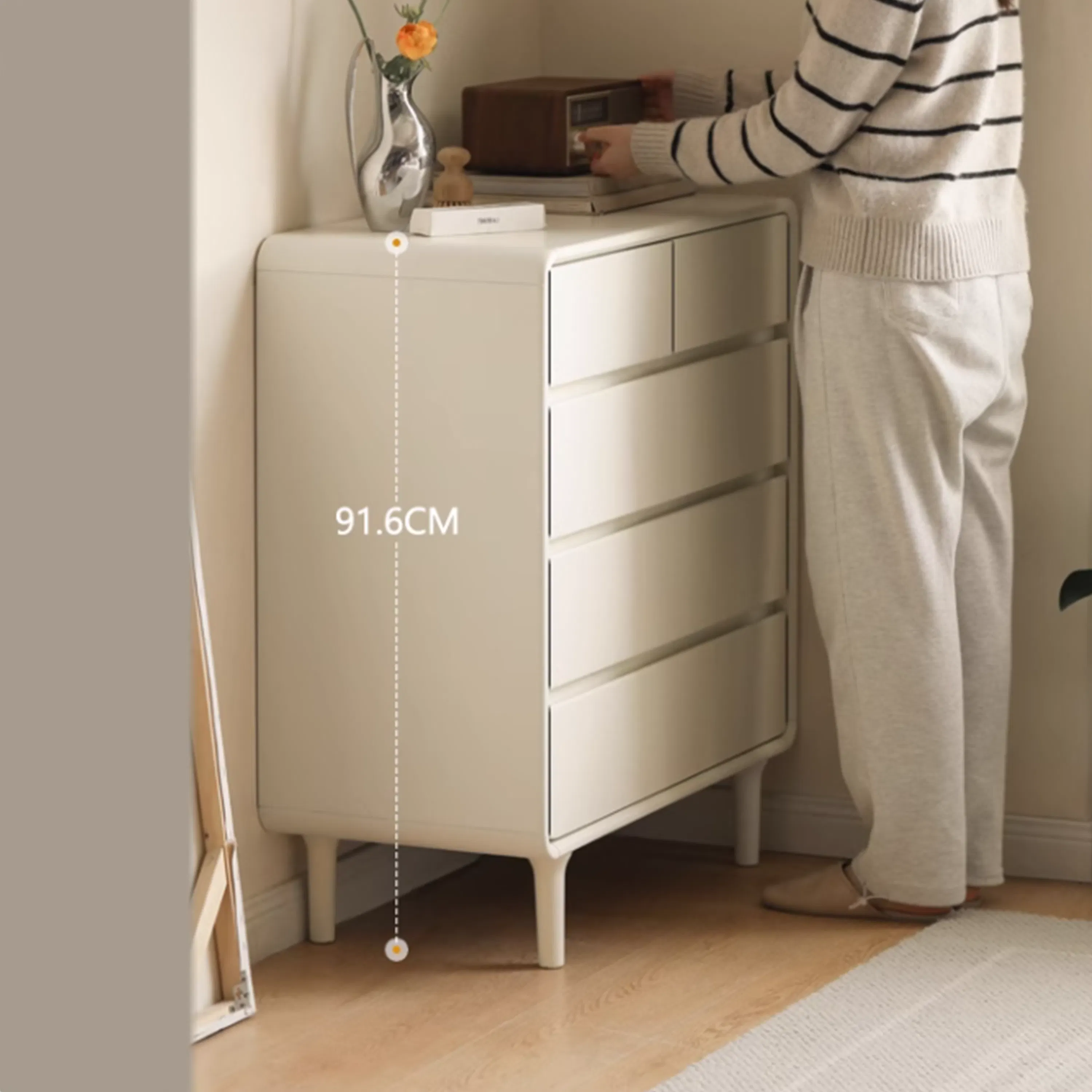 Lucy 5 Drawer Chest - 7