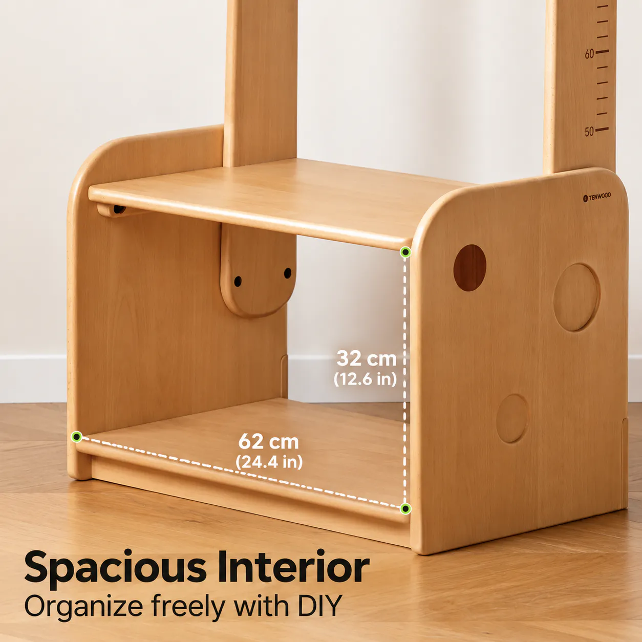 Giraffe Kids Clothes Storage Rack - 9