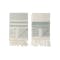 Linda Towels - White Stripes (Set of 2) - 0