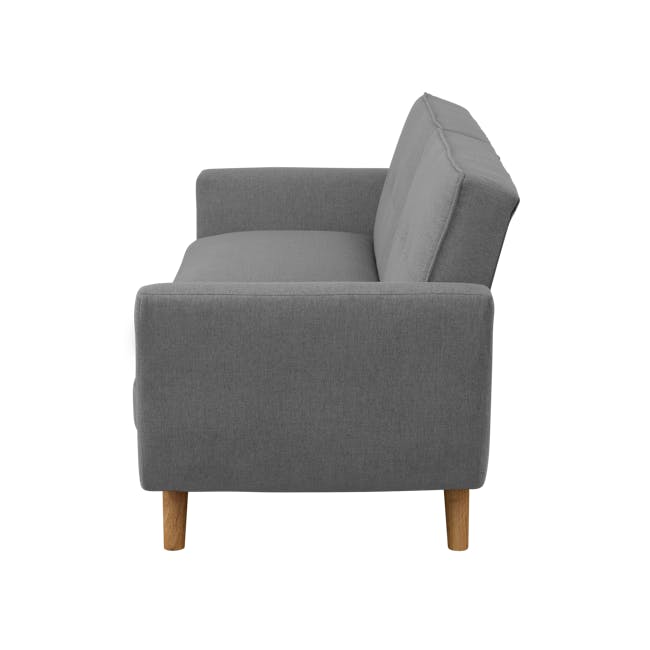 Maverick Sofa Bed - Oak, Pewter Grey (Eco Clean Fabric) - 6