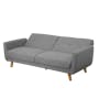 Maverick Sofa Bed - Oak, Pewter Grey (Eco Clean Fabric) - 4
