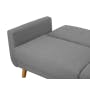 Maverick Sofa Bed - Oak, Pewter Grey (Eco Clean Fabric) - 9