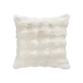 Luxe Faux Fur Cushion Cover - White