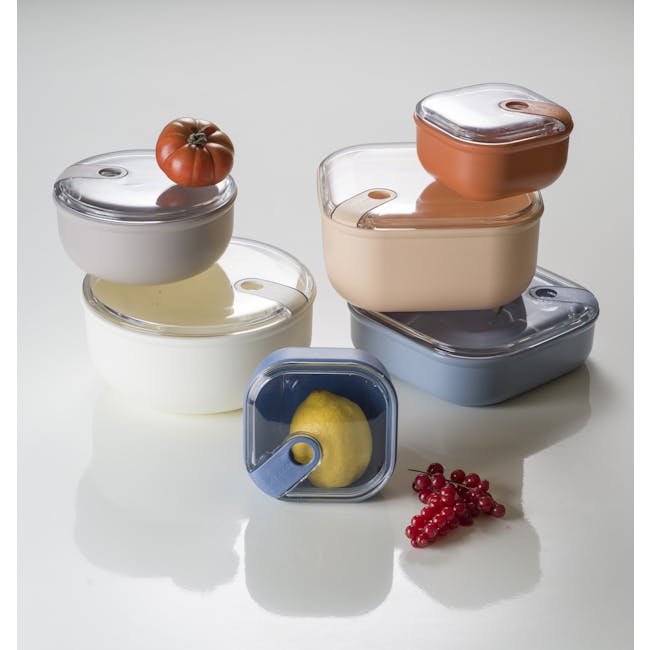 Omada PULL BOX Round Container Set - Moon - 1