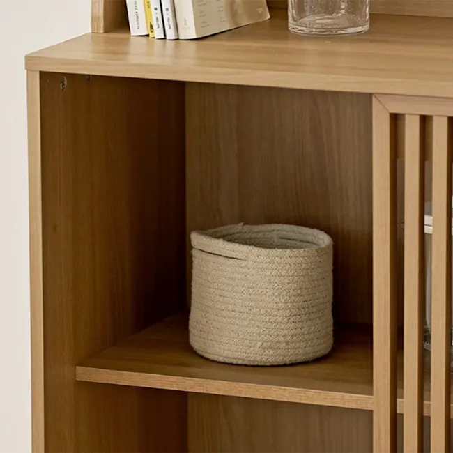 Balsey Tall Kitchen Storage Cabinet - Oak - 10