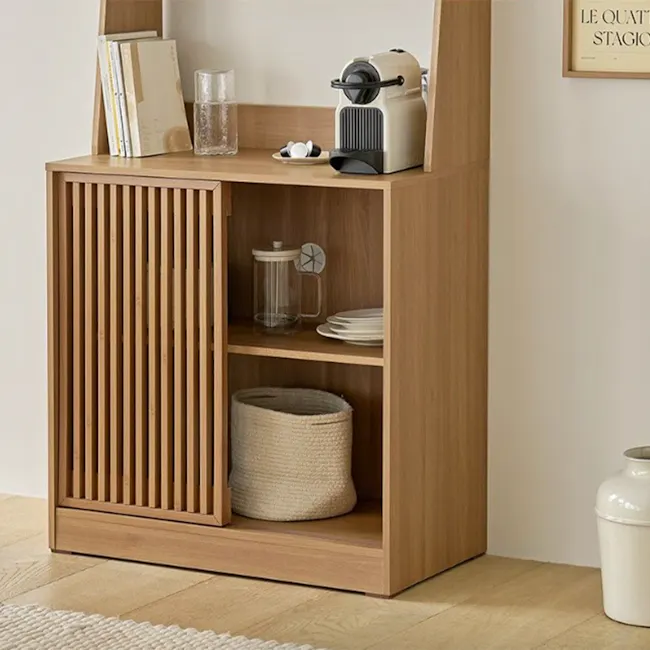 Balsey Tall Kitchen Storage Cabinet - Oak - 13