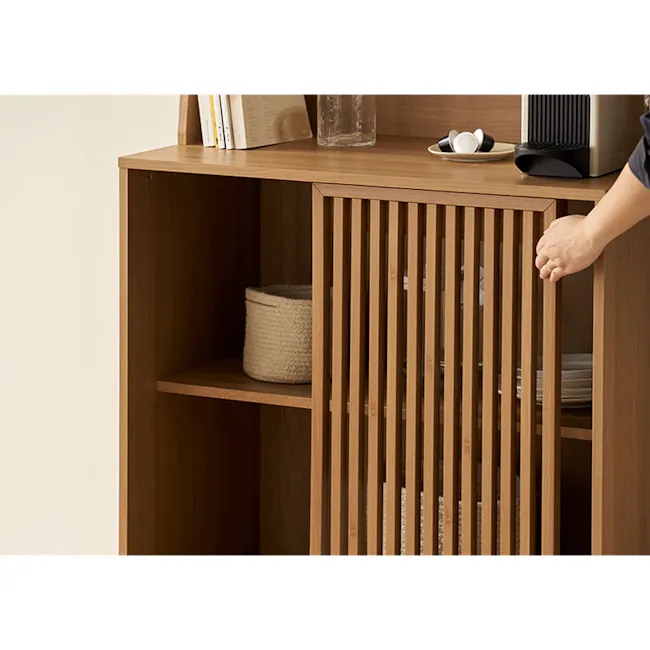 Balsey Tall Kitchen Storage Cabinet - Oak - 15