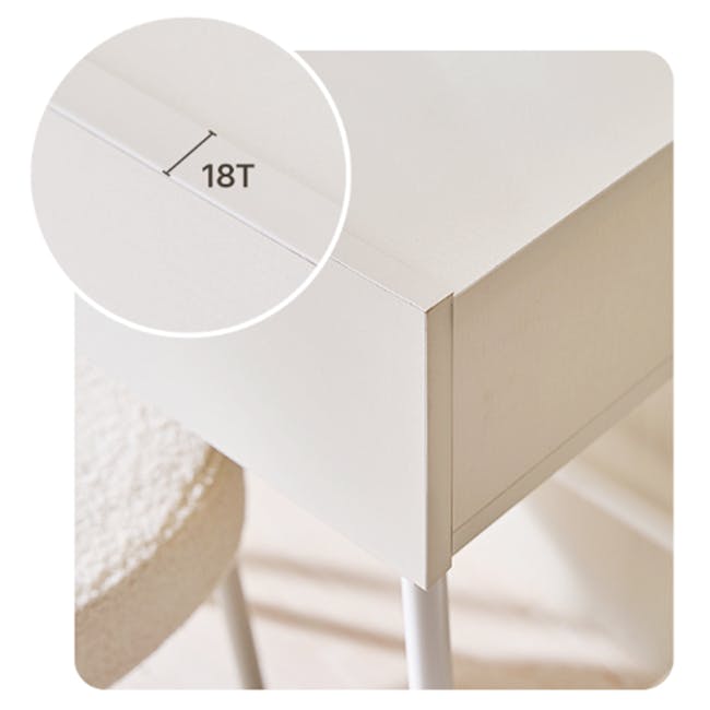 (As-is) Soy Dressing Table - Ivory - 1 - 20