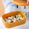 UNPLASTIK Rectangle with No Compartments Lunch Box - Mustard - 1