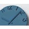 Carved Coloured Clock - Blue - 2 Sizes - 2