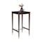 Persis Square Marble Bar Table 0.6m - Black, Walnut - 2