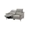 Strato 2 Seater Power Recliner Sofa - Glacier Grey (Top Grain Leather) - Zero Wall